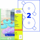Avery Zweckform CD/DVD-Etikett L7676-100 117mm weiß 200 St./Pack.,***