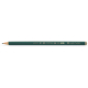 Faber-Castell Bleistift CASTELL 9000 119002 2B dunkelgrün,
