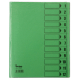 Bene Ordnungsmappe 84800GN DIN A4 12Fächer intensivgrün,***