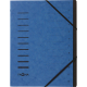 PAGNA Ordnungsmappe 40059-02 DIN A4 12Fächer Pressspankarton blau,***