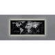 Glas-Magnetboard Artverum LED GL410 1300x550x15mm World Map,***