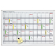 Franken Jahresplaner JetKalender JK703 90x60cm 12Monate weiß,***