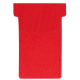 Franken T-Karte TK201 Größe2 84x48mm rot 100 St./Pack.,***