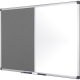 Bi-office Kombitafel Maya XA1228170 Filz/magnetisch 150x120cm grau,***