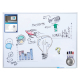 Franken Whiteboard X-tra Line SC3203 120x90cm emailliert weiß,***