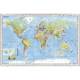 Franken Kartentafel KA600WP 138x88cm Weltkarte 1:33.000.000,***