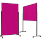 magnetoplan Moderationstafel VarioPin 1181218 Filz sw/pink,***