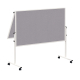 MAUL Moderationstafel MAULsolid 6366682 150x120cm klappb. Filz gr,***