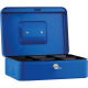 Geldkassette 25x9x18cm 6Fächer blau,***