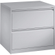 C+P Hängeregistraturschrank Acurado 12912312S10004 A4 2Schübe wsalu,***