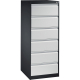 C+P Karteischrank Acurado 12736322S10007 A5quer 6Sch. sgr/lgr,***