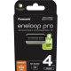 Panasonic Akku eneloop BK-4HCDE/4BE AAA HR03 1,2V/930mA 4St.,***