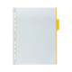 DURABLE Sichttafel FUNCTION panel 560704 A4 gelb 5 St./Pack.,***
