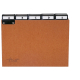 DURABLE Karteiregister 425511 A-Z DIN A5 quer 5/5tlg. Presspan br,***