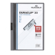 DURABLE Klemmmappe DURACLIP 30 220057 DIN A4 Hartfolie dunkelgrau,***