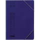 ELBA Eckspanner chic 400010108 DIN A4 150Bl. Karton dunkelblau,