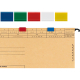 ELBA Farbreiter vertic 1 100552072 20x16mm PVC gelb 25St./Pack.,