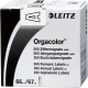 Leitz Buchstabensignal Orgacolor 66101000 A weiß 250 St./Pack.,***