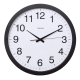 Hama Wanduhr Aruba 00185876 geräuscharm schwarz,***