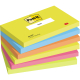Post-it Haftnotiz Notes  655-TFEN 127x76mm sort 6x100Bl,***