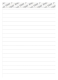 Notizblock ohne Deckblatt, A6, 50 Blatt, liniert, 60g/qm,***
