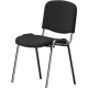 NowyStyl Besucherstuhl ISO 4L 4Fuß gepolstert ch/sw,***