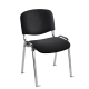 Besucherstuhl 47x48x42cm stapelbar anthrazit/chrom,***