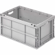 ALUTEC Faltbox 05100 geschlossen 400x600x320mm 64l grau,***
