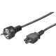 Goobay Notebook Kabel 93586 1,8m Schutzkontakt auf IEC 320-C5 B,***