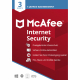 McAfee Internet Security Lizenz MIS00GNR3RDD 1 Jahr 3 Gerät,***