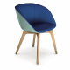 Sedus Konferenzstuhl on spot Cosy uc-827/005 Vierfuß blue,***