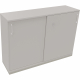 Schiebetürenschrank 3OH B1600xT442xH1133mm si/Lichtgrau,***