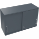 Aufsatz Schiebetürenschrank 2OH B1200xT442xH736mm Lavagrau,***