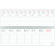 ZETTLER Tischquerkalender 116-0015 1W/2S,