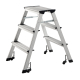 ALCO Trittleiter 8890 klappbar beidseitig begehbar,***