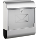 ALCO Briefkasten 8608 36x40x11cm Metall silber,***
