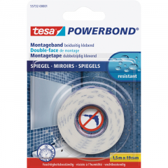 tesa Montageband 55732-00001 für Spiegel 19mmx1,5m,