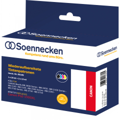 Soennecken Tintenpatrone 80189 wie Canon PGI1500XL 4St./Pack.,