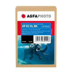 AgfaPhoto Tintenpatrone APHP62BXL wie HP C2P05AE 62XL sw,