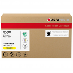 AgfaPhoto Toner APTC731YE wie Canon 6269B002 gelb,