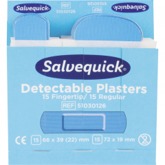 Salvequick Pflaster Fingerkuppe 1009736 detektierbar 35 St./Pack.,