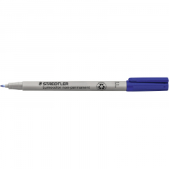 STAEDTLER Folienstift Lumocolor 316-3 0,6mm non-permanent blau,