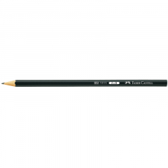 Faber-Castell Bleistift 111101 Sechseckform B schwarz,