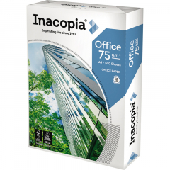 Inacopia Papier Office 020807511001 A4 75g 2fach gel. ws 500 Bl./Pack.,