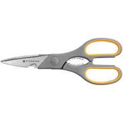 Westcott Schere Titanium Super E-30486 00 21cm grau/gelb,