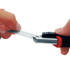 WEDO Cutter Safety 2in1 787018 18mm schwarz/rot,