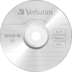 Verbatim DVD-R 43519 16x 4,7GB 120Min. Jewelcase 5 St./Pack.,