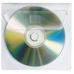 Veloflex CD/DVD Hülle 2259000 1CD PP glasklar 10 St./Pack.,