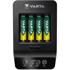 Varta Ladegerät LCD Smart Charger+ 57684101441 +4xAA 2.100mAh,