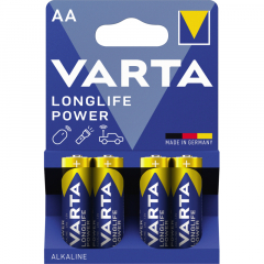 Varta Batterie Longlife Power 04906121414 AA 1,5V 4 St./Pack.,